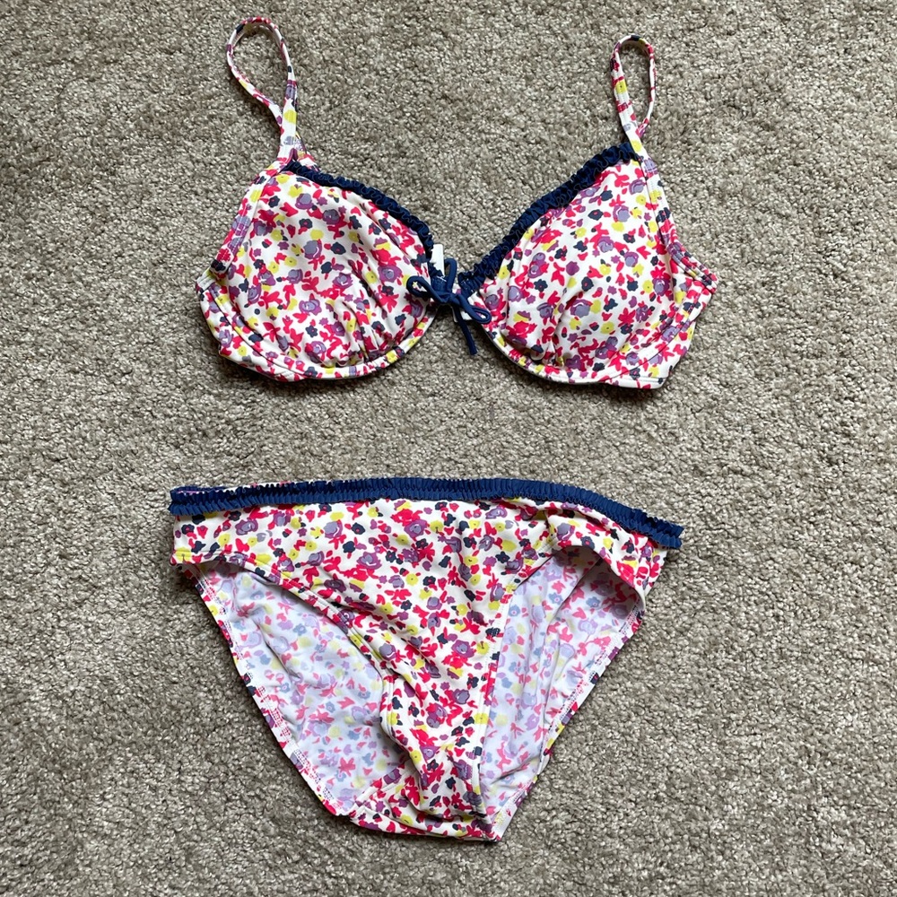 Boden Ruffle Bikini Set XS